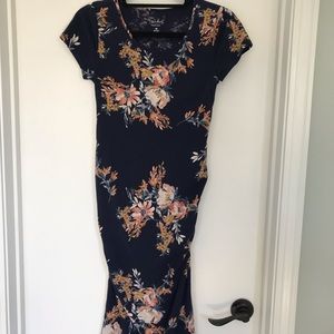 Beautiful floral maternity dress